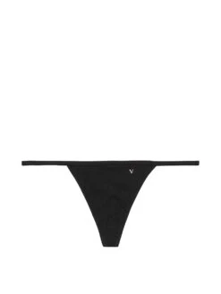 Victoria's Secret Stretch Cotton Eyelet V-String Panty -Underwear Promotional Store 1117345854A2 OF F