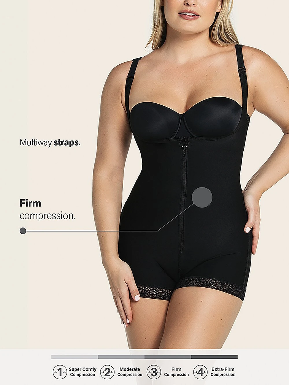 Firm Compression Open Bust Body Shaper Boyshorts 12 Firm Compression Open Bust Body Shaper Boyshorts - Image 12