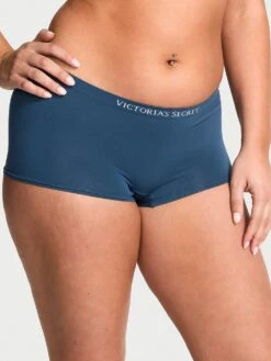 Seamless Eyelet Boyshort Panty -Underwear Promotional Store 112207164Q30 OM F