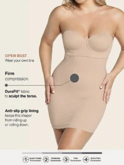 Moderate Compression Sculpting Skort Slip -Underwear Promotional Store 1123027332H2 OF B