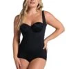 Firm Compression Plunge Back Sculpting Body Shaper