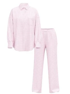 Victoria's Secret Modal-Cotton Striped Long Pajama Set -Underwear Promotional Store 112360777AYX OF F