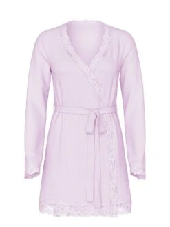 Victoria's Secret Modal Soft Lace-Trim Wrap Robe 18 Victoria's Secret Modal Soft Lace-Trim Wrap Robe -Underwear Promotional Store 1123702214EV OF F DGA