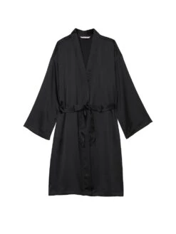 Victoria's Secret Satin Midi Robe -Underwear Promotional Store 1123705054A2 OF F