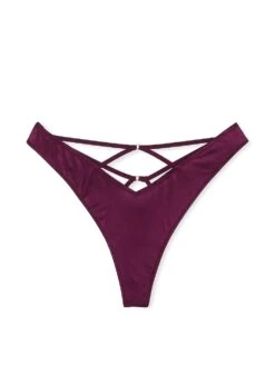 Ring Hardware Crotchless Thong Panty -Underwear Promotional Store 1123843628P7 OF F