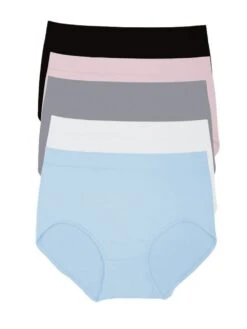 5-Pack Full Coverage Brief Panties