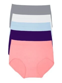 5-Pack Full Coverage Brief Panties -Underwear Promotional Store 1124215953Z1 OM F