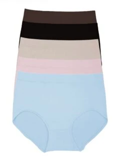 5-Pack Full Coverage Brief Panties -Underwear Promotional Store 1124215953Z8 OM F