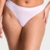 Logo Cotton Thong Panty