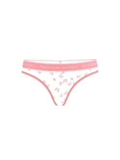 Logo Cotton Thong Panty -Underwear Promotional Store 112444627AQO OF F