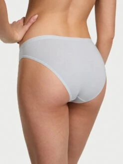 Victoria's Secret Body By Victoria Stretch Cotton Lace-Waist Bikini Panty -Underwear Promotional Store 1124485512M7 OM B