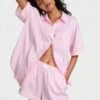 Victoria's Secret Modal-Cotton Striped Short Pajama Set