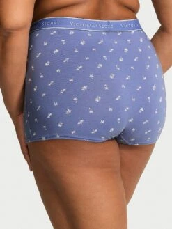 Logo Cotton High-Waist Boyshort Panty -Underwear Promotional Store 1124634477ZV OM B