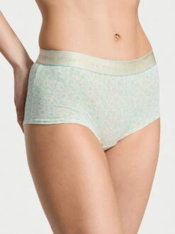 Logo Rib Cotton Boyshort Panty 23 Logo Rib Cotton Boyshort Panty -Underwear Promotional Store 1124634678AN OM F