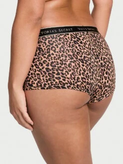 Logo Rib Cotton Boyshort Panty 29 Logo Rib Cotton Boyshort Panty -Underwear Promotional Store 112463467BHK OM B