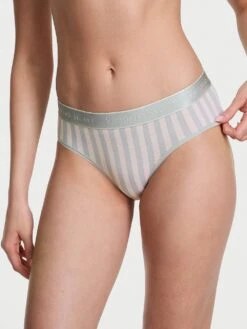 Logo Rib Cotton Hiphugger Panty -Underwear Promotional Store 1124634976ZC OM F 1