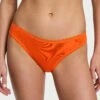 Cotton Pointelle Lace-Waist Bikini