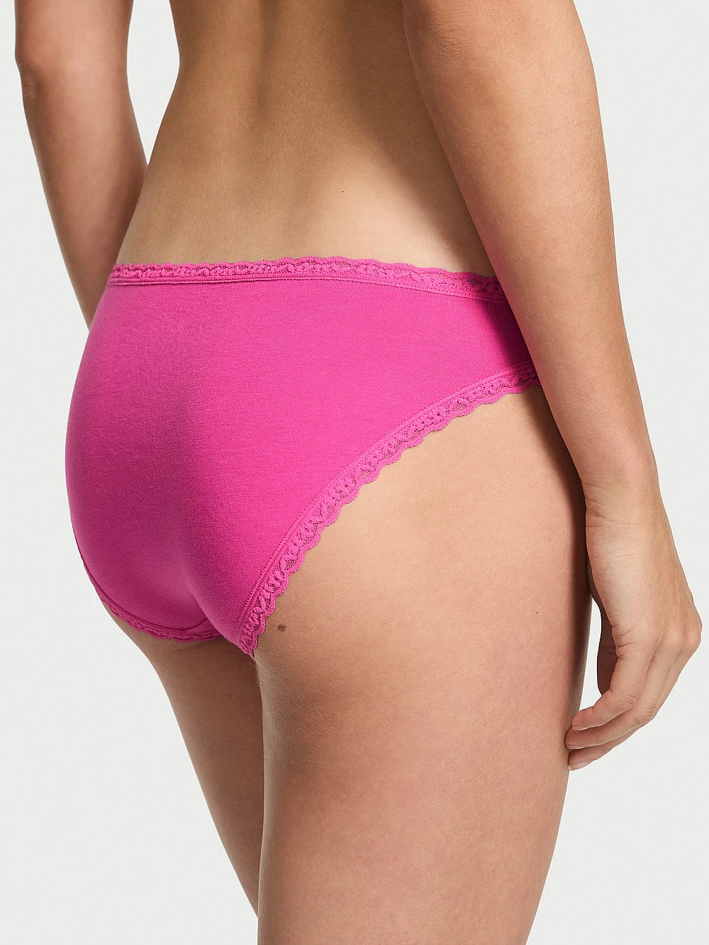 Cotton Pointelle Lace-Waist Bikini 5 Cotton Pointelle Lace-Waist Bikini - Image 5