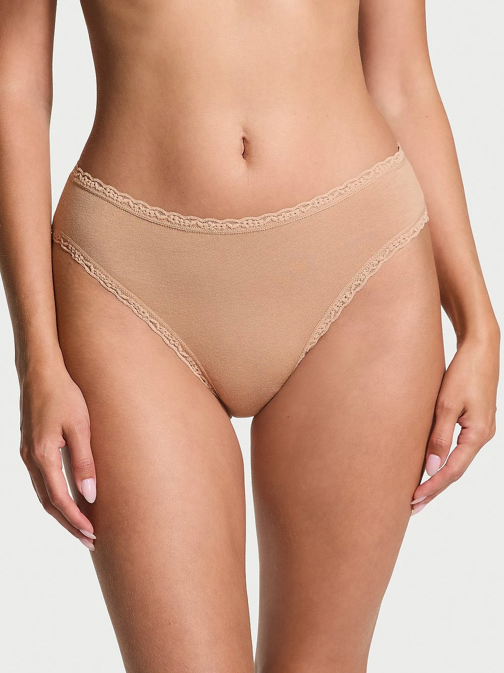 Cotton Pointelle Lace-Waist Bikini 19 Cotton Pointelle Lace-Waist Bikini - Image 19