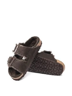 Birkenstock Arizona Shearling Suede Sandals -Underwear Promotional Store 1125045512F2 OF DET