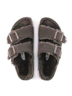 Birkenstock Arizona Shearling Suede Sandals -Underwear Promotional Store 1125045512F2 OM B