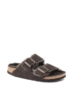 Birkenstock Arizona Shearling Suede Sandals -Underwear Promotional Store 1125045512F2 OM F
