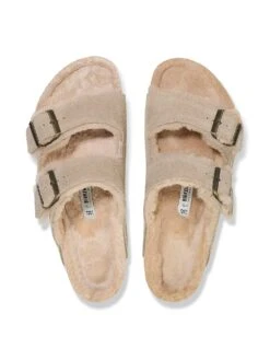 Birkenstock Arizona Shearling Suede Sandals -Underwear Promotional Store 1125045532H6 OM B