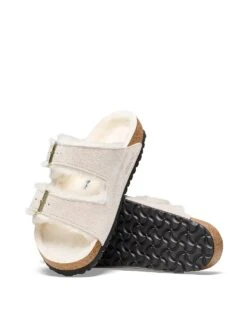 Birkenstock Arizona Shearling Suede Sandals -Underwear Promotional Store 1125045533Y3 OF DET