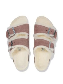 Birkenstock Arizona Shearling Suede Sandals -Underwear Promotional Store 1125045593O6 OM B