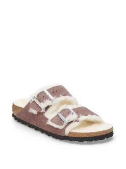 Birkenstock Arizona Shearling Suede Sandals -Underwear Promotional Store 1125045593O6 OM F