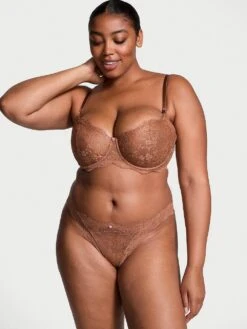 Twinkle Butterfly Lace Open-Back Brazilian Panty -Underwear Promotional Store 112506602YSV OM S