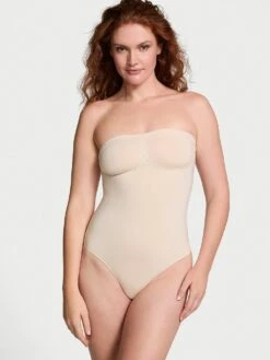 Victoria's Secret Shapewear By Victoria SeamlessShaping™ Strapless Bodysuit -Underwear Promotional Store 1125093839H6 OM F