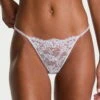 Twinkle Strap Lace V-String Panty