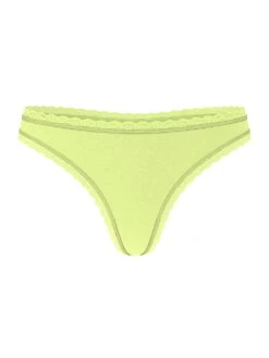 Cotton Lace-Waist Thong 31 Cotton Lace-Waist Thong -Underwear Promotional Store 112514542HLE OF F