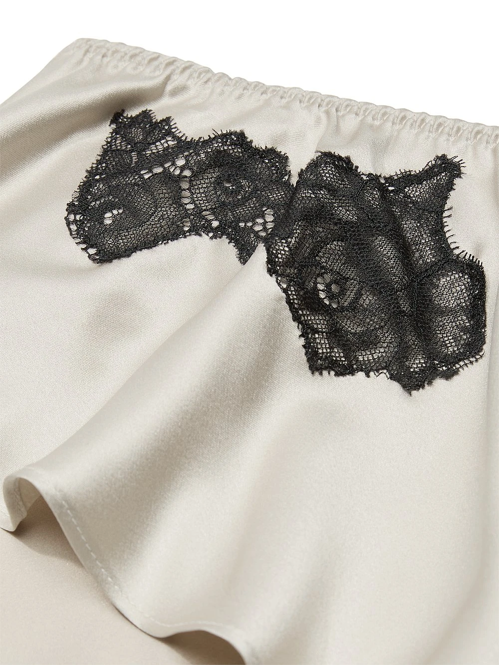 Victoria's Secret Satin Rose Lace-Trim Cami & Flutter Short Set 4 Victoria's Secret Satin Rose Lace-Trim Cami & Flutter Short Set - Image 4