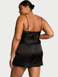 Victoria's Secret Luxe Satin Cami Set -Underwear Promotional Store 1125373276OF OM B