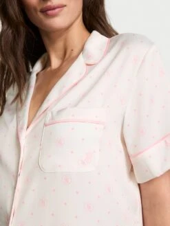 Victoria's Secret Glazed Satin Ombré Short Pajama Set -Underwear Promotional Store 1125392377DJ OF DET