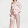 Victoria's Secret Glazed Satin Long Pajama Set