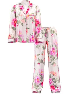Victoria's Secret Glazed Satin Long Pajama Set -Underwear Promotional Store 1125414174BV OF F DGA