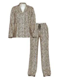 Victoria's Secret Glazed Satin Long Pajama Set -Underwear Promotional Store 112541417BHK OF F