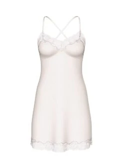 Victoria's Secret Ribbed Modal & Lace Cross-Back Slip Dress -Underwear Promotional Store 1125442334Y5 OF F DGA