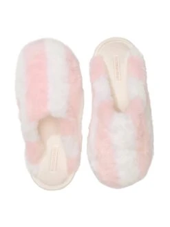 Victoria's Secret Closed-Toe Faux Fur Slippers 18 Victoria's Secret Closed-Toe Faux Fur Slippers -Underwear Promotional Store 1125671066VW OF F