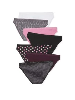 Victoria's Secret 7-Pack Stretch Cotton Bikini Panties -Underwear Promotional Store 112574034YY0 OF B