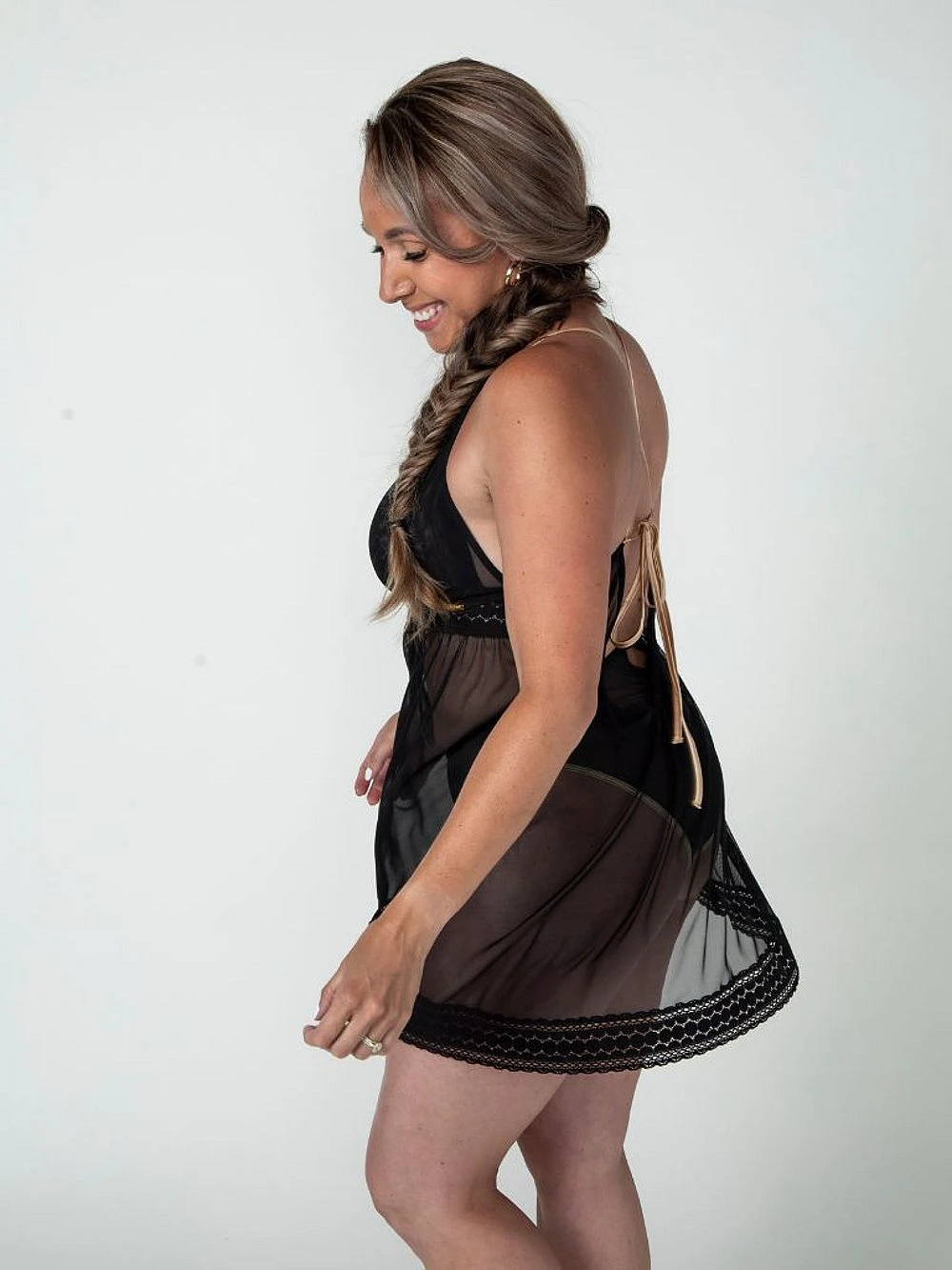 Narmda Mesh Nighty 3 Narmda Mesh Nighty - Image 3