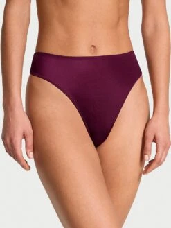 Smooth High-Waist Strappy-Back Thong Panty 24 Smooth High-Waist Strappy-Back Thong Panty -Underwear Promotional Store 1125888028P7 OM F