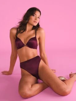 Smooth High-Waist Strappy-Back Thong Panty 22 Smooth High-Waist Strappy-Back Thong Panty -Underwear Promotional Store 1125888028P7 OM S