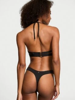 Essential Cinched Thong Bikini Bottom -Underwear Promotional Store 112589446BOS OM F