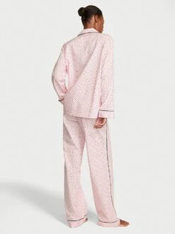 Victoria's Secret Heritage Cotton Long Pajama Set -Underwear Promotional Store 112598027C7P OM B