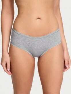 Cotton Lace-Waist Cheeky Panty -Underwear Promotional Store 112606091NG0 OM F 1