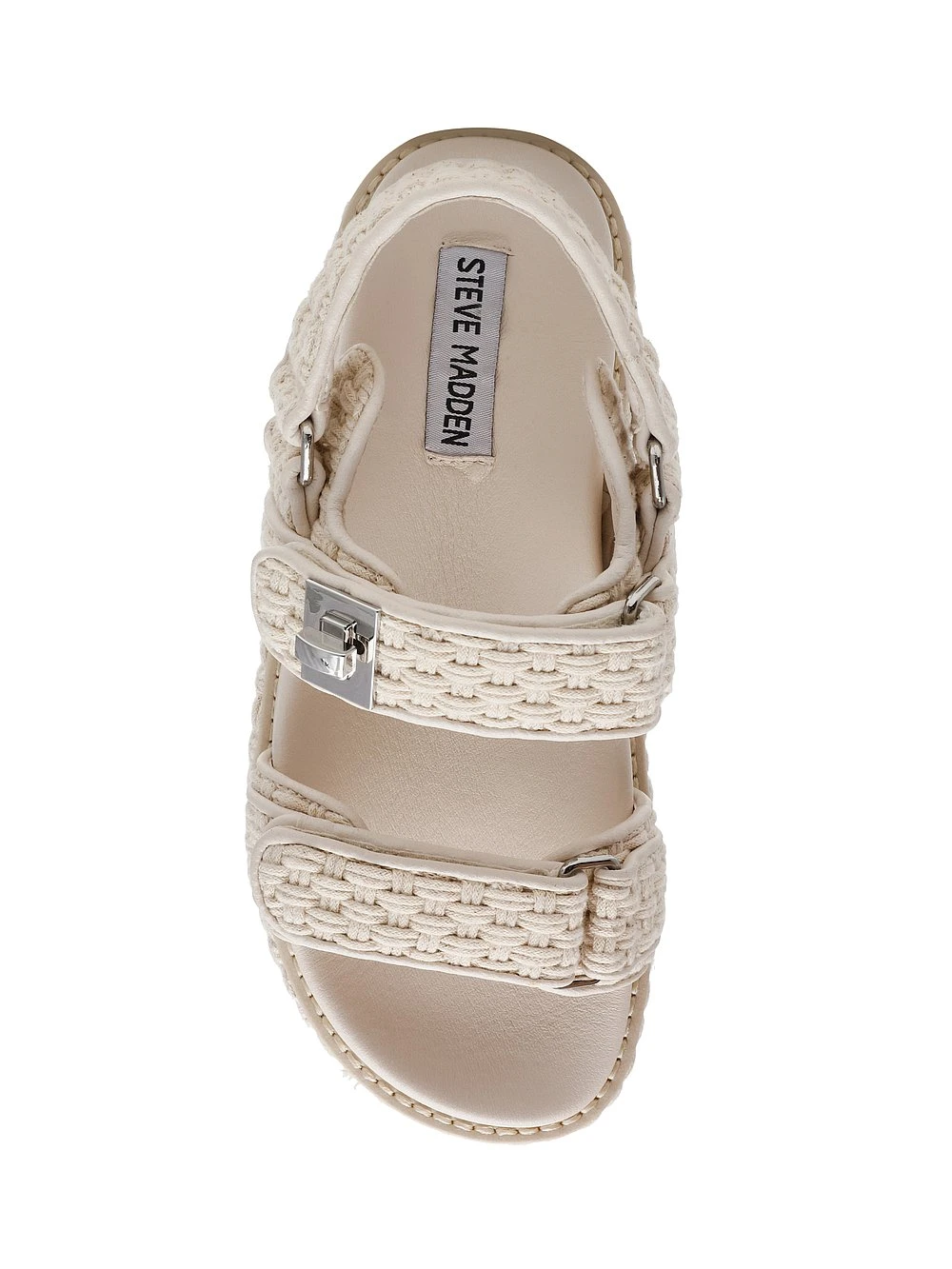 Steve Madden Bigmona Quilted Flatform Sandals 4 Steve Madden Bigmona Quilted Flatform Sandals - Image 4